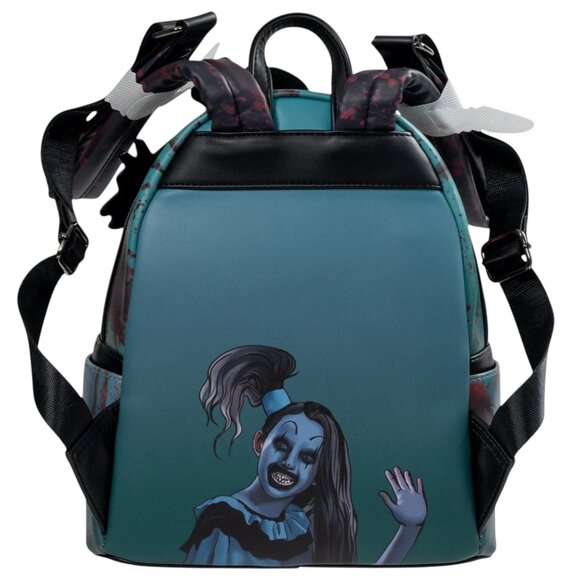 Loungefly Terrifier Art the Clown Blood Splatter Glow in the Dark Mini Backpack main image 8